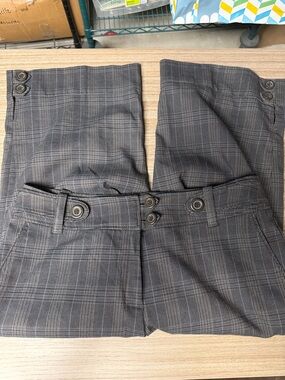 H&M cropped Plaid Dress Pants